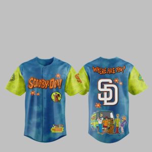 2025 SD Padres Scooby-Doo Baseball Jersey
