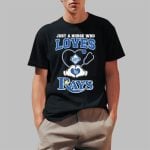 Just A Nurse Who Loves Rays Heart Hands Shirt