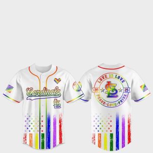 St Louis Cardinals Pride Month Love Is Love 2025 Jersey