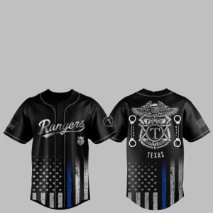 Rangers Law Enforcement Night Jersey 2025 1