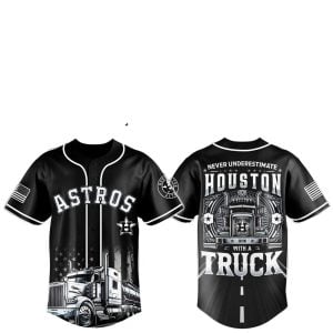 2025 Houston Astros Truck Driver Appreciation Baseball Jersey Jogger Hat