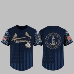 2025 Cardinals US Navy Appreciation Night Jersey