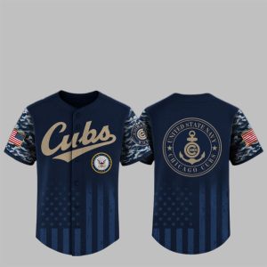2025 Cubs US Navy Appreciation Night Jersey