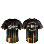 Miami Marlins Juneteenth Day 2025 Baseball Jersey Hat