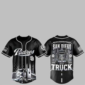 1 2025 SD Padres Nation Truck Driver Appreciation Week Jersey 1