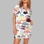 Outsiders Musical Broadway Print Pajama Set