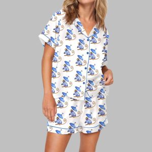 Chinoiserie Monkey Pajama Set 1