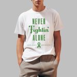 Phillies Never Fightin Alone Mental Health Awareness Month Shirt