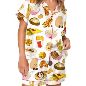 Potato Girl Pajama Set For Women 1