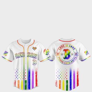 Boston Red Sox Pride Month Love Is Love 2025 Jersey