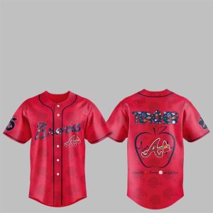 Atlanta Braves TEACHER NIGHT 2025 Jersey 1