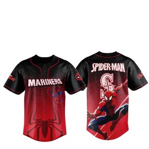 2025 Seattle Mariners Spider Man Night Baseball Jersey