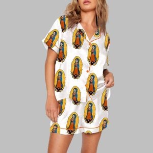 Our Lady Of Guadalupe Catholic Saint Print Pajama Set 1