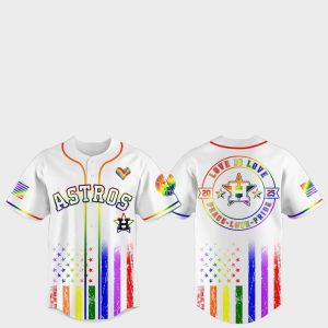 Houston Astros Pride Month Love Is Love 2025 Jersey