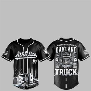 1 2025 Athletics Nation Truck Driver Appreciation Week Jersey 1