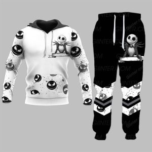 Jack Skellington Hoodie Sweatpants 2025 Halloween 1