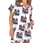 Red White And Feral USA Pajama Set
