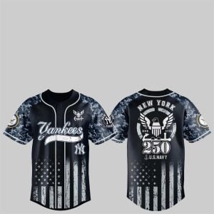 1 NY Yankees 250th US NAVY Jersey 2025