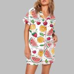 Summer Fruit FDT Print Pajama Set