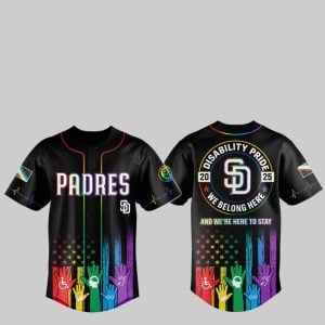 1 SD Padres 2025 Pride Month Baseball Jersey