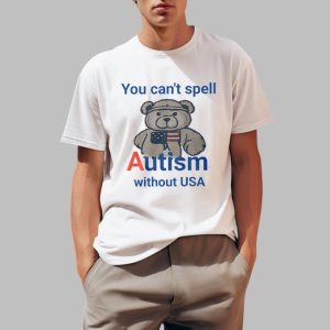 You Cant Spell Autism Without USA Shirt 0 1