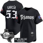 Texas Tejanos Garcia 53 Baseball Jersey