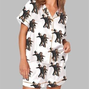 The Punch Print Pajama Set 1