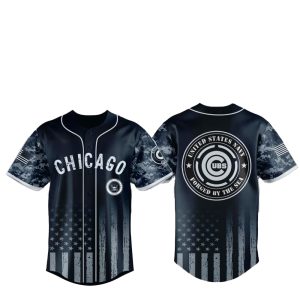 Cubs US Navy Military Jersey 2025