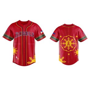 2025 LA Angels Filipino Heritage Night Baseball Jersey