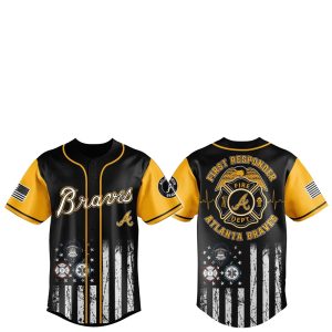 Atlanta Braves First Responders 2025 Baseball Jersey Jogger Hat