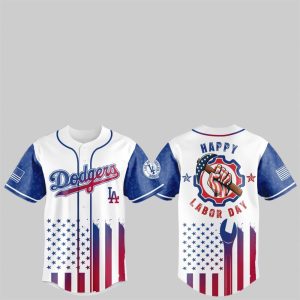 2025 LA Dodgers Happy Labor Day Jersey 1