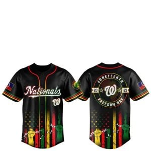 Washington Nationals Juneteenth Day 2025 Baseball Jersey Hat