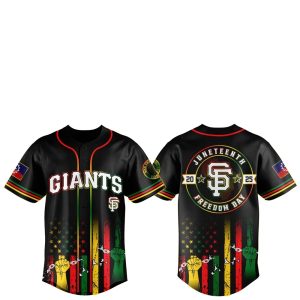 SF Giants Juneteenth Day 2025 Baseball Jersey Hat