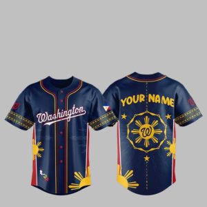 Washington Nationals Filipino Heritage Night 2025 Jersey Combo