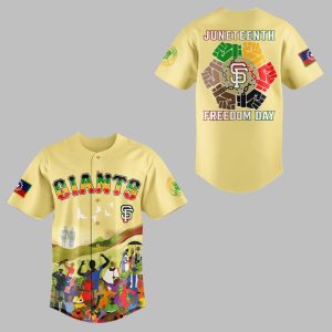 SF Giants Juneteenth Freedom Day 2025 Jersey 1 1