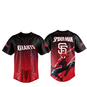 2025 San Francisco Giants Spider Man Night Baseball Jersey