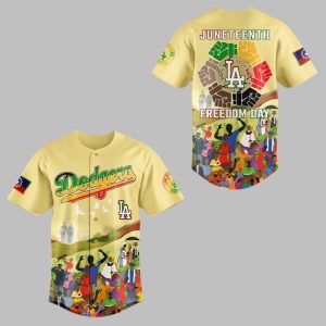 LA Dodgers Juneteenth Freedom Day Jersey 2025 1 1