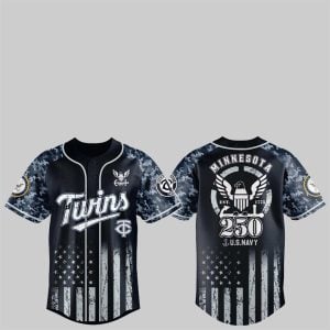 1 Twins 250th US NAVY Jersey 2025