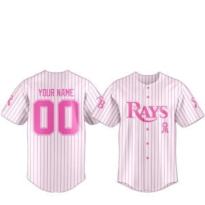 2025 Tampa Bay Rays Breast Cancer Awareness Night Jersey