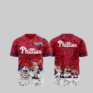 Phillies Doraemon Jersey 2025