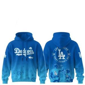 2025 LA Dodgers Happy Father Day Hoodie