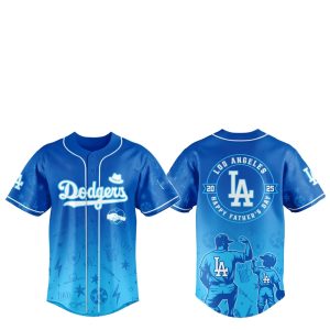 2025 LA Dodgers Happy Father Day Baseball Jersey Combo