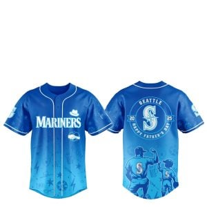 2025 Seattle Mariners Happy Father Day Baseball Jersey Combo