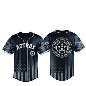 Astros US Navy Military Jersey 2025