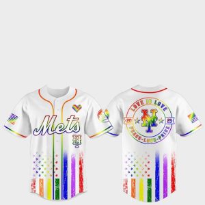 New York Mets Pride Month Love Is Love 2025 Jersey