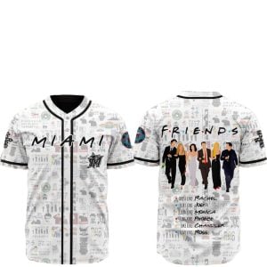 2025 Miami Marlins Friends Baseball Jersey