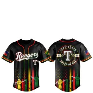 Texas Rangers Juneteenth Day 2025 Baseball Jersey Hat