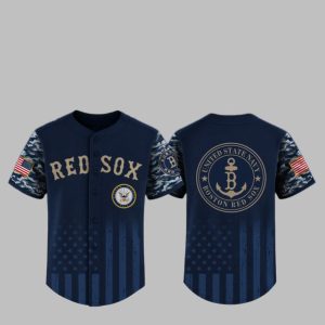 2025 Red Sox US Navy Appreciation Night Jersey 1 1