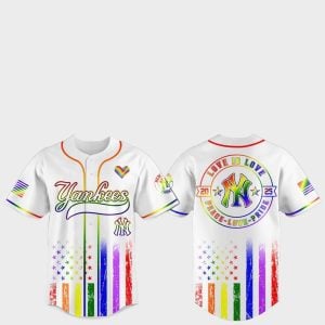 New York Yankees Pride Month Love Is Love 2025 Jersey