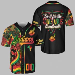 2025 Cleveland Indians Juneteenth Day Jersey 1 1